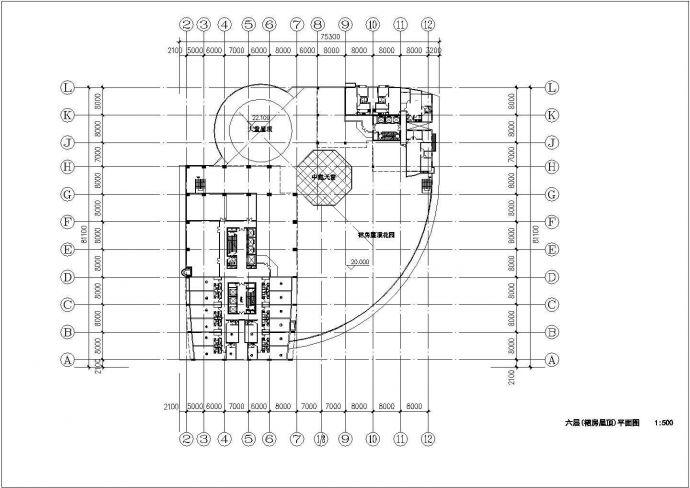 南方某综合楼建筑设计cad施工图_图1