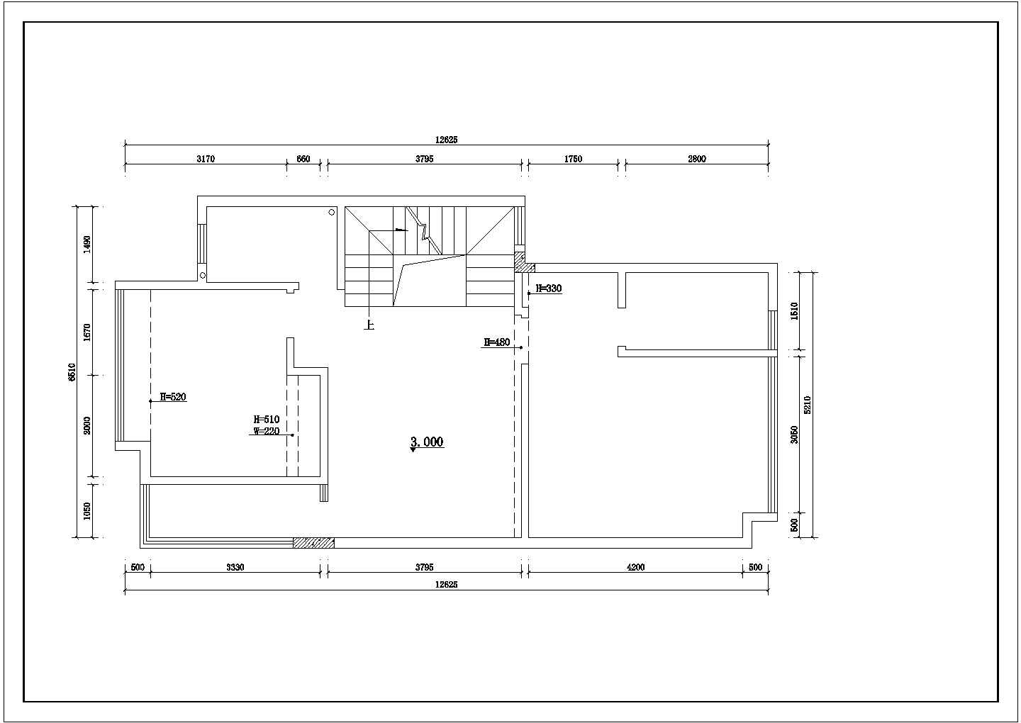 新城别墅全套装修CAD图纸