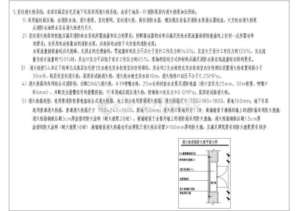 消火栓暗装详图cad 半暗装 暗装-图一