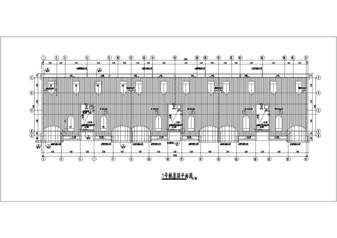 3950平米6层框混结构住宅楼建筑设计CAD图纸（含阁楼和架空层）_图1