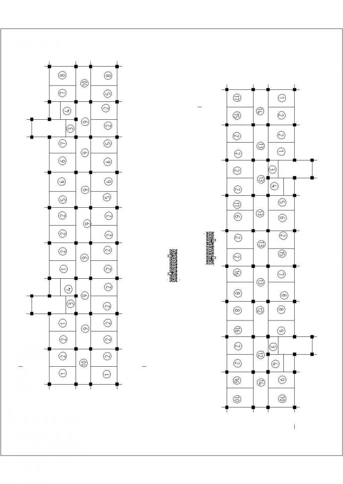 某建筑面积9201平米10层医学院公寓毕业设计cad结构施工图（含设计说明，含计算书）_图1