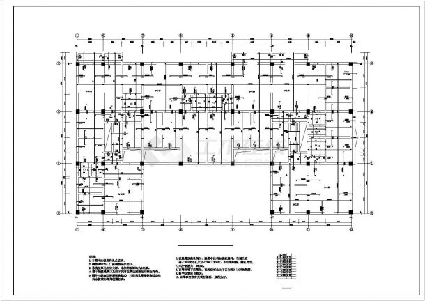 某地区市中心高层私花园式人住宅楼建筑设计CAD资料-图一