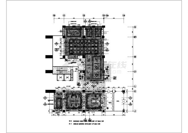 某餐厅详细节点完整构造施工CAD图-图一