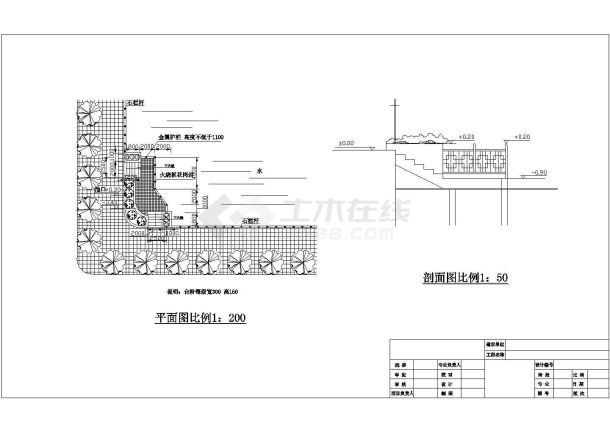 某公园规划设计cad总平面施工图（甲级院设计）-图一