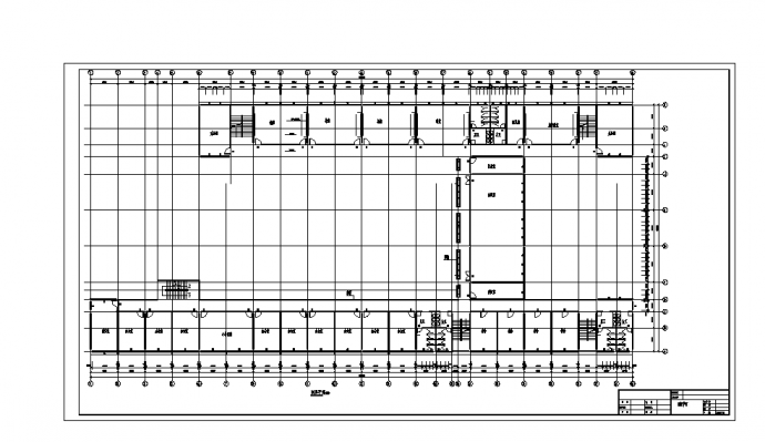 2套四层框架综合教学楼设计施工cad图纸_图1