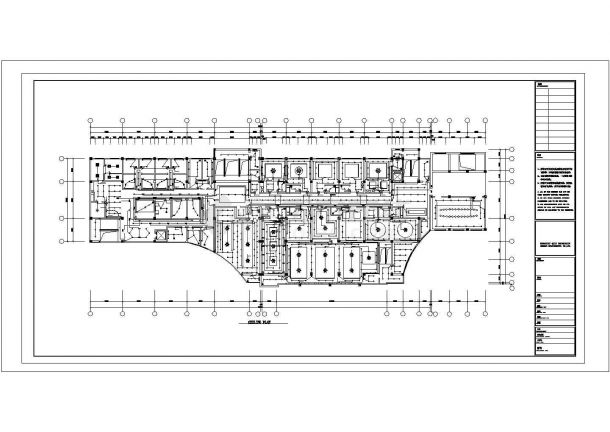 北京市海淀区某5层框架结构娱乐会所全套电气系统设计CAD图纸-图一