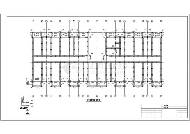 [湖南]地上五层砌体结构宿舍楼结构施工图CAD图纸_dwg-图一