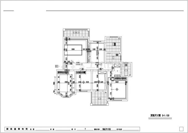 欧式四居室装修施工图（含效果）-图二