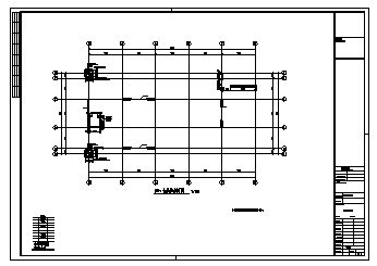 某七层带地下室框剪结构综合楼改造加固施工cad图_综合楼施工-图一