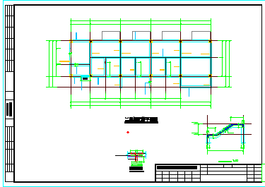 [广东]2层框架结构变配电房建筑结构cad施工图纸-图二