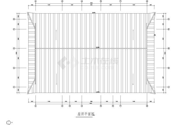 某地大型景区静音寺建筑全套设计施工cad图-图一