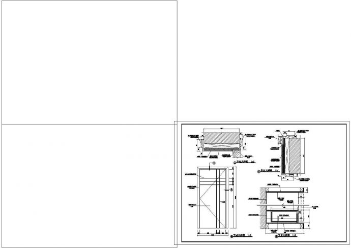 农村二层别墅装修设计施工平面cad图纸，共一份资料_图1
