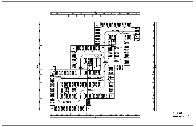 办公楼设计_某市十二层带地下二层办公楼建筑施工cad图(带效果图)_图1
