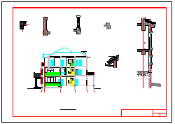 欧式坡屋面3层独栋别墅建筑设计施工图（全套CAD图纸）-图一