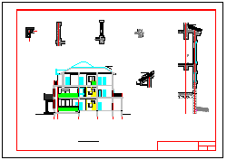 欧式坡屋面3层独栋别墅建筑设计施工图（全套CAD图纸）_图1
