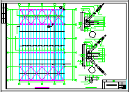 某钢管桁架结构菜市场结构cad设计图-图一