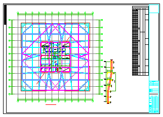 [贵州]74层型钢框架-矩形核心筒结构超B级超高层综合楼结构cad设计施工图（含6层地下室）-图二