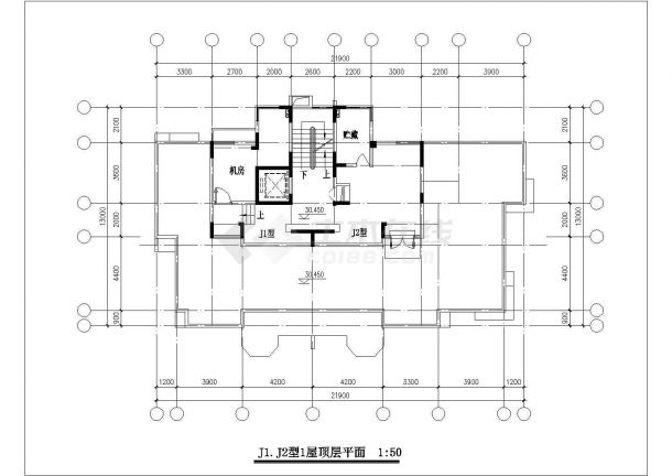 某市区31个住宅公寓户型CAD平面布置参考图-图一