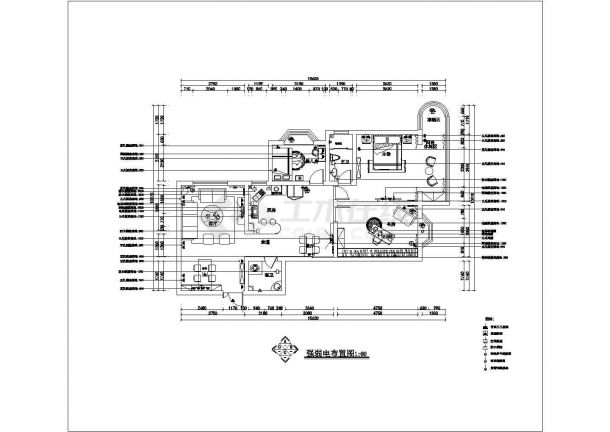 某地阳光新城冯先生雅居(简约风格)cad图-图二