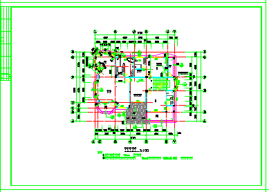 [广东]3层框架结构别墅cad设计施工图(含建筑结构)-图二