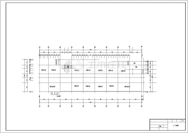 某框架结构8层综合办公楼毕业设计cad详细建筑施工图（含设计说明，含结构设计，含计算书，施工组织设计）-图二