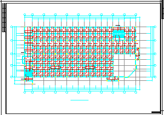 2677.9平米三层框架办公楼工程结构设计cad施工图-图二