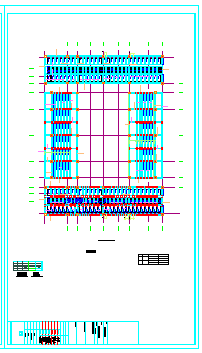 [贵州]2层框架结构学校食堂结构cad设计施工图-图一