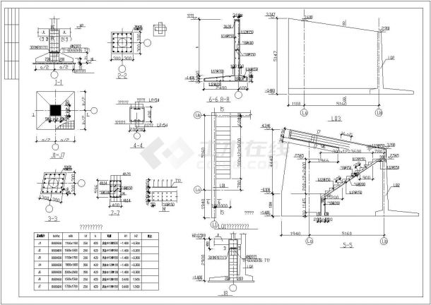 某多层私人钢结构别墅设计cad详细结构施工图（含设计说明）-图二