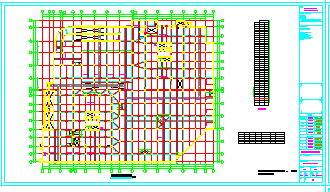 39层商业楼框架核心筒结构cad设计施工图纸_图1