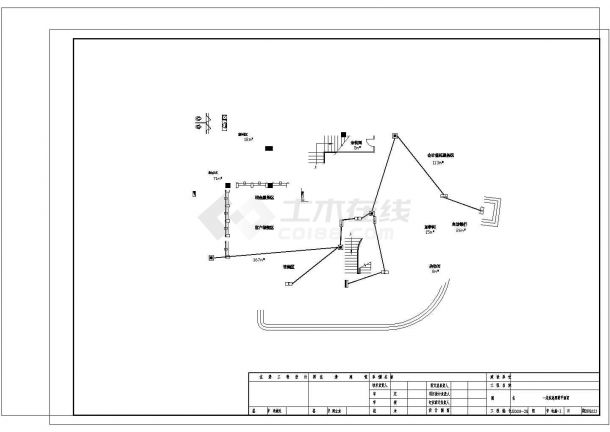 哈尔滨办公楼电气施工图纸（含建筑及给排水）-图二