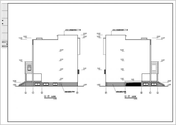吉林省大安市某985大学1号食堂设计施工CAD图纸_图1