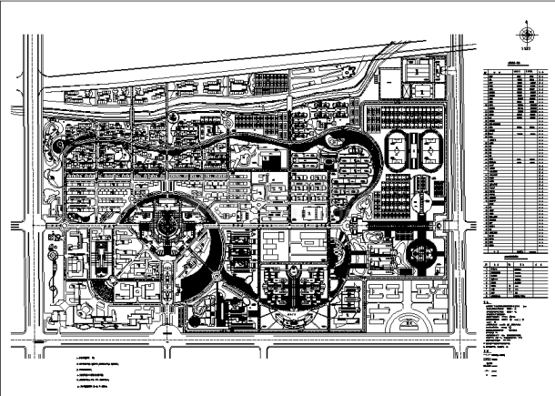 河南某理工大学教学楼建筑设计施工cad图纸-图一