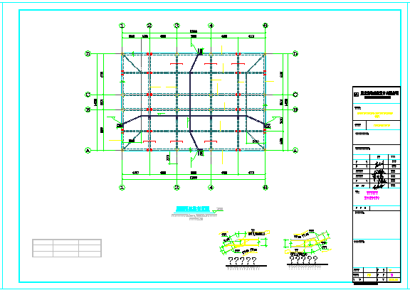 10万吨粮食中转仓容建设项目结构cad设计施工图_图1