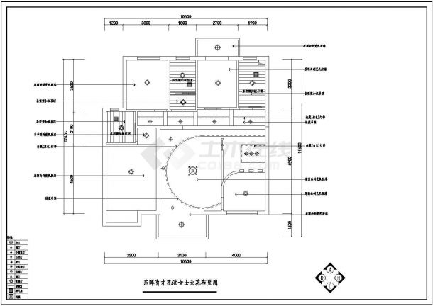 【南京】某新型小区样版房完整设计施工cad图纸方案-图二