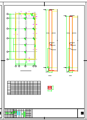 某地污水处理站结构cad设计施工图_图1