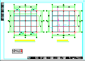 [重庆]单层变电站及消防水池结构cad设计施工图-图二
