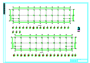 [学士]6层框架结构教学楼结构cad设计施工图-图一