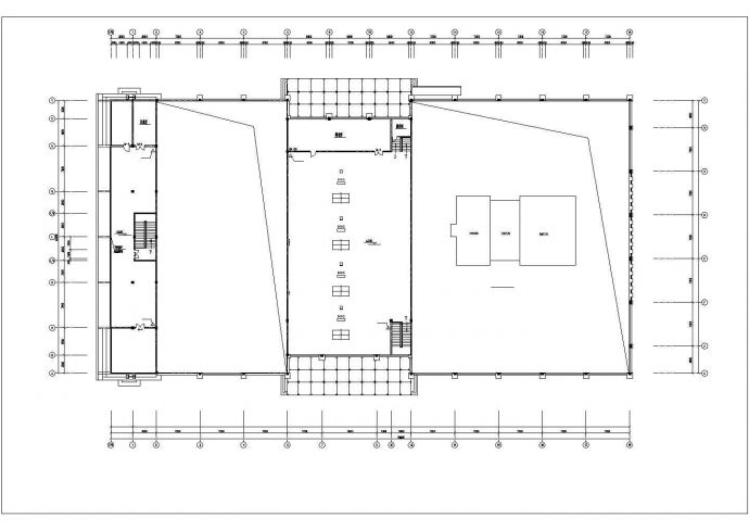 4450平米2层羽毛球排球篮球职工训练中心建筑方案图_图1
