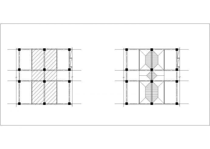 长春市某科研集团8900平米8层框架结构办公楼建筑设计CAD图纸_图1