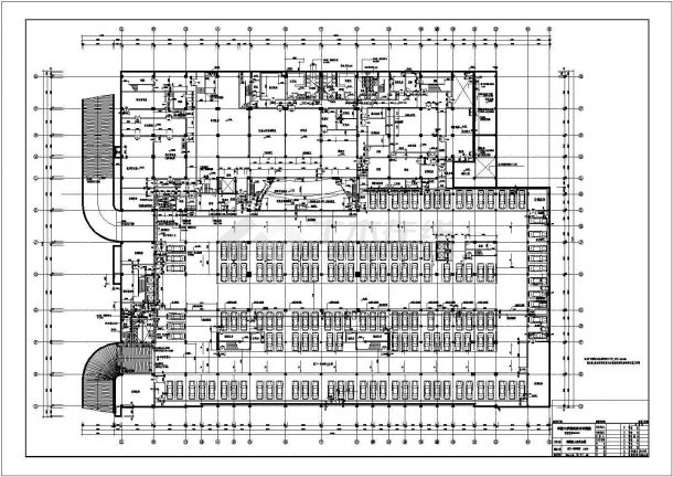某东莞市人民大会堂CAD建筑设计施工图（内含设计说明+效果图）-图一