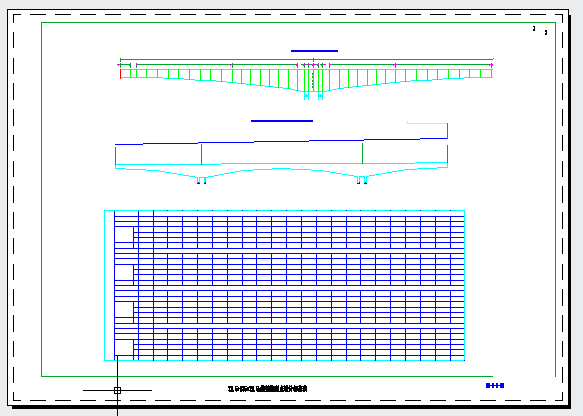 某马金任河特大桥72.5+135+72.5米预应力混凝土连续CAD钢结构设计图