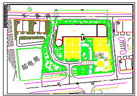 幼儿园教学楼建筑设计CAD全套图（含设计说明）-图二
