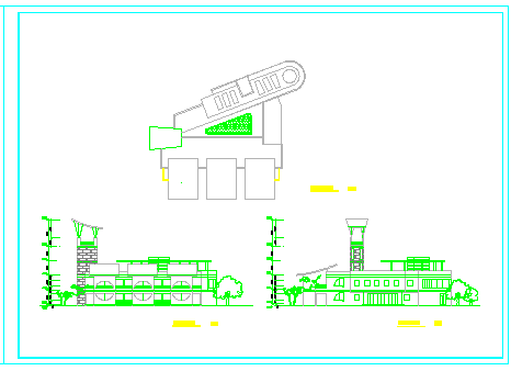 某两层幼儿园建筑设计CAD图