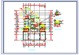 某幼儿园建筑设计CAD平面图纸-图二