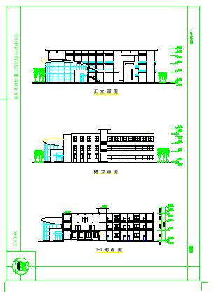 长沙某小学建筑方案设计CAD图