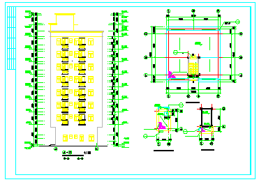 标准八层农民房建筑设计CAD施工图纸_图1