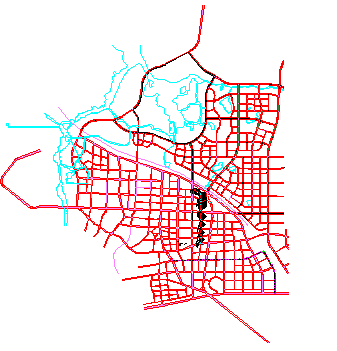 [湖南]二公里市政道路给排水cad设计施工图-图一