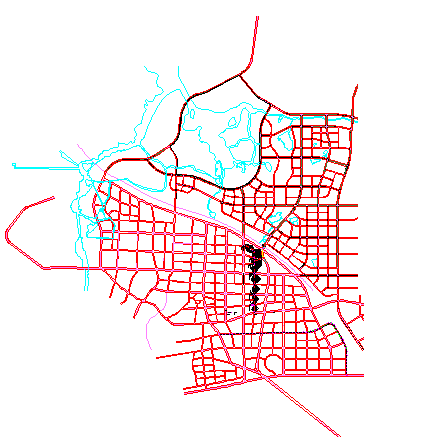 [湖南]二公里市政道路给排水cad设计施工图-图二