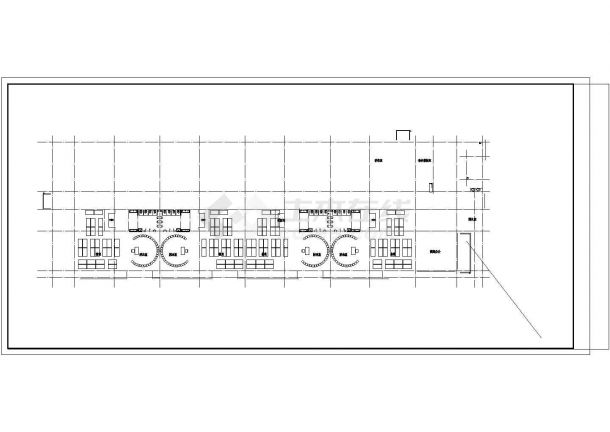 宁夏中宁县某三层幼儿园建筑设计方案图（含设计说明）-图二