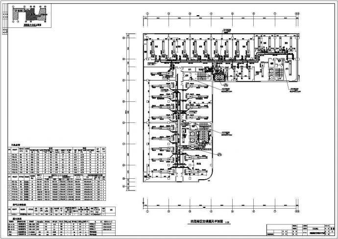 商业广场及活动中心空调通风防排烟系统设计全套施工图（地源热泵系统）_图1